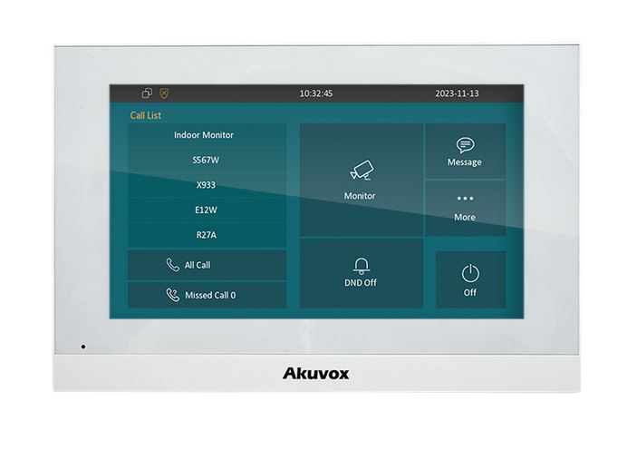 Akuvox IP kaputelefon beltéri egység, C313S-wh